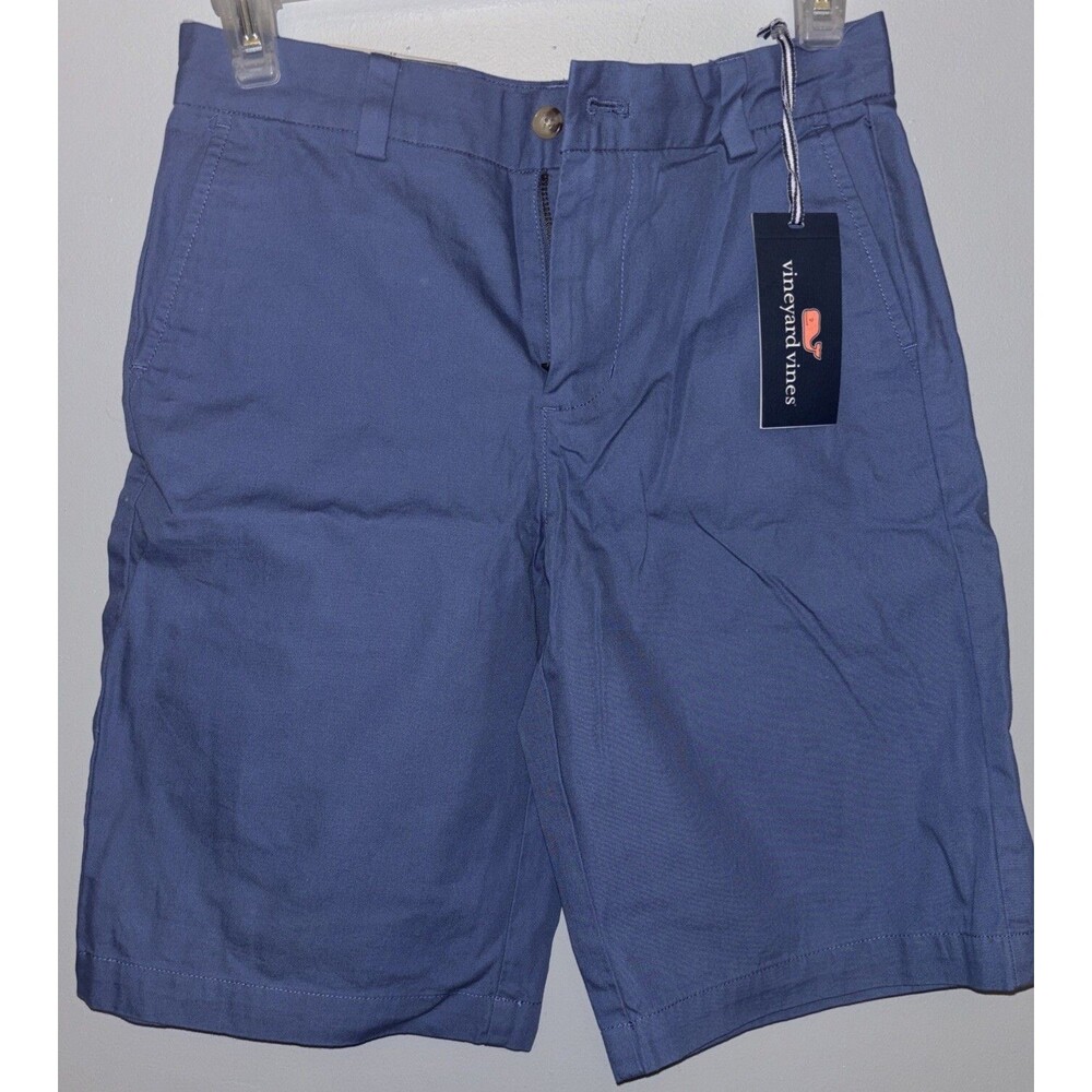 NWT Vineyard Vines Boys Summer Twill Breaker Short Color Flag Blue Size 12